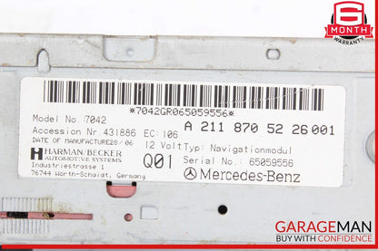 06-09 Mercedes W219 CLS63 AMG E350 SL500 Navigation DVD CD Player GPS Module OEM
