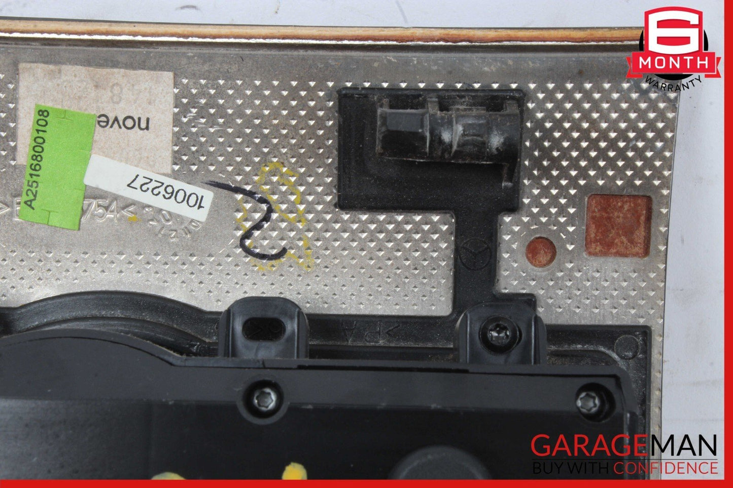 06-09 Mercedes W251 R500 Rear Center Console A/C AC Heater Switch Panel Assy