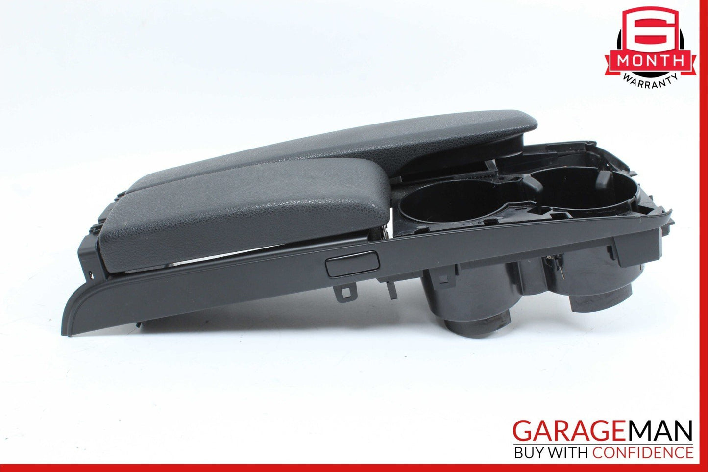 08-14 Mercedes W204 C250 Console Armrest Cup Holder Tray Compartment Black OEM