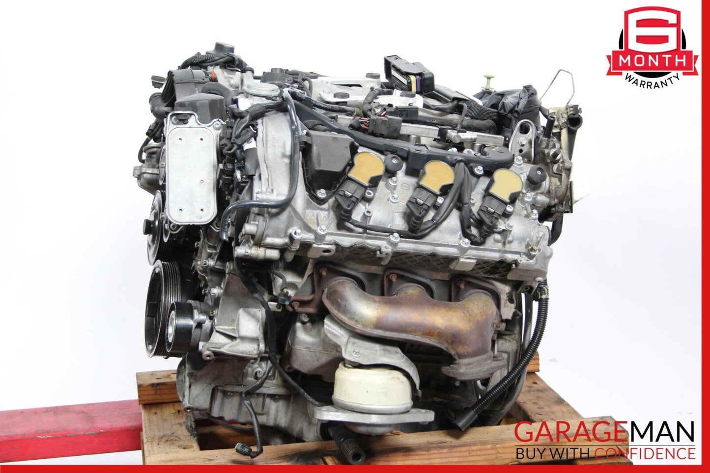 10-11 Mercedes W212 E350 4Matic AWD 3.5L V6 Engine Motor Block Assembly 138k