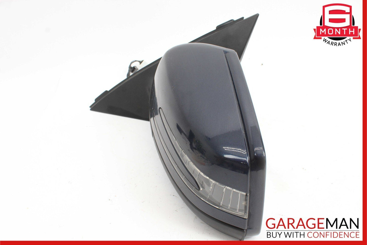 12-14 Mercedes W204 C250 Front Left Side Mirror Door Rear View Glass Blue OEM