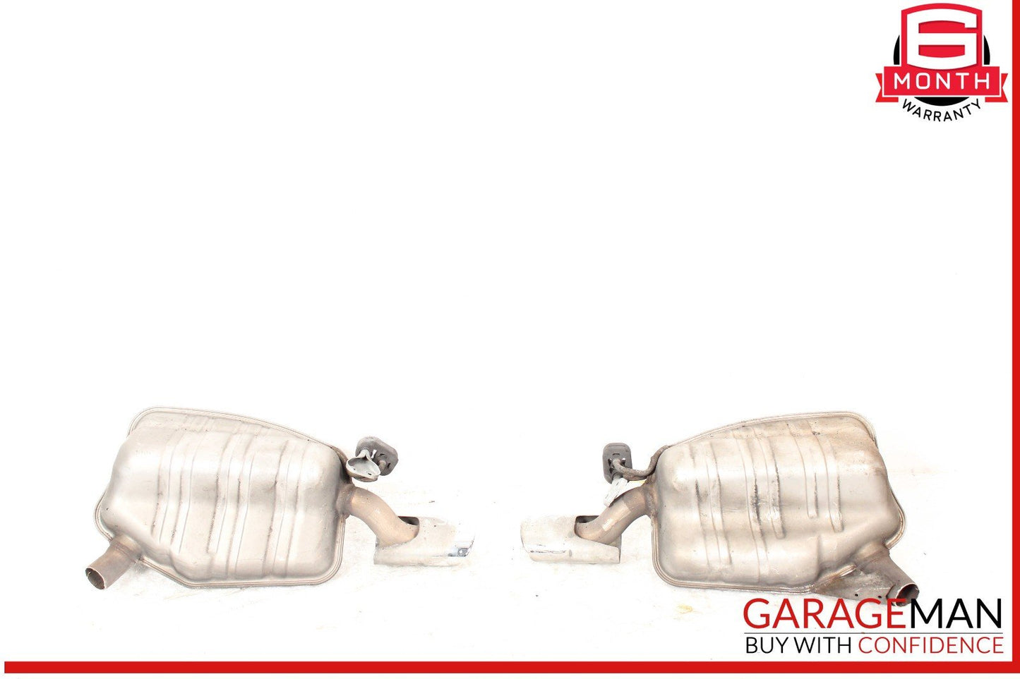 06-09 Mercedes W211 E350 Exhaust Muffler Mufflers Tips Assembly Set of 2 OEM