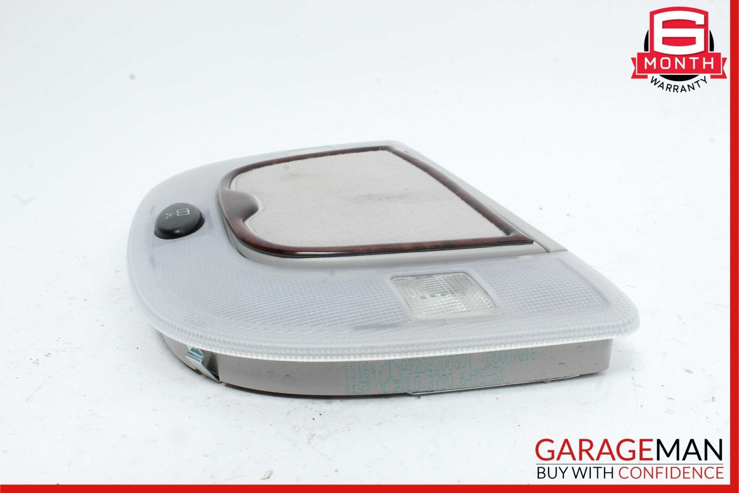 00-06 Mercedes W220 S500 S65 AMG Rear Left / Right Dome Light Mirror Assy Wood