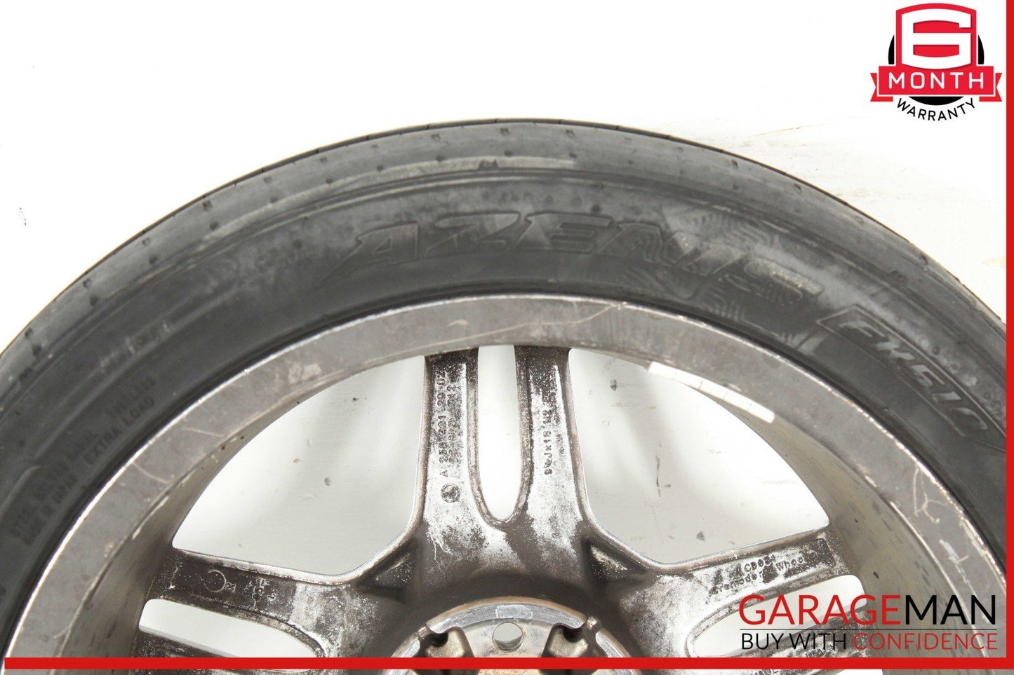 03-12 Mercedes R230 SL550 SL65 AMG Rear Wheel Tire Rim 9.5Jx18H2 ET33 OEM