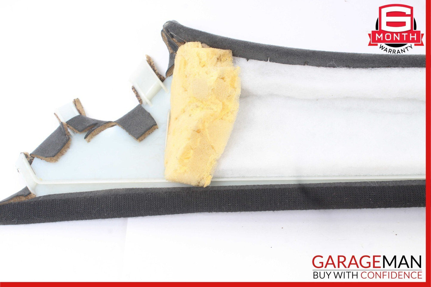 07-13 Mercedes W221 S550 S63 AMG Right Passenger B-Pillar Cover Trim Suede OEM