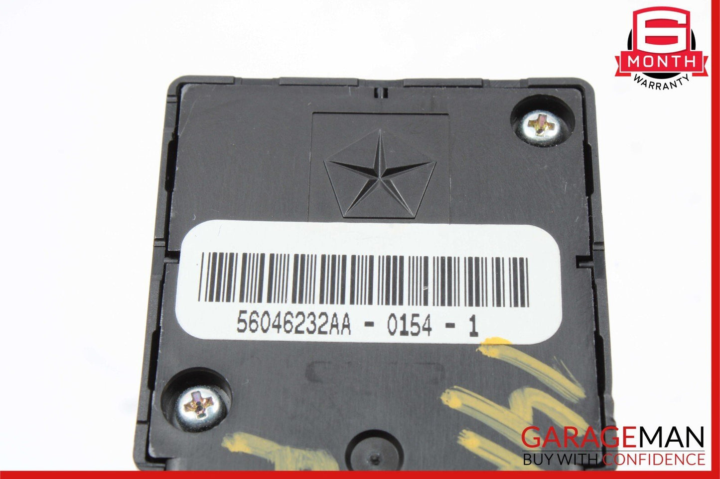 14-17 Maserati Ghibli Front Right Seat Lumbar Power Switch Control Module Unit