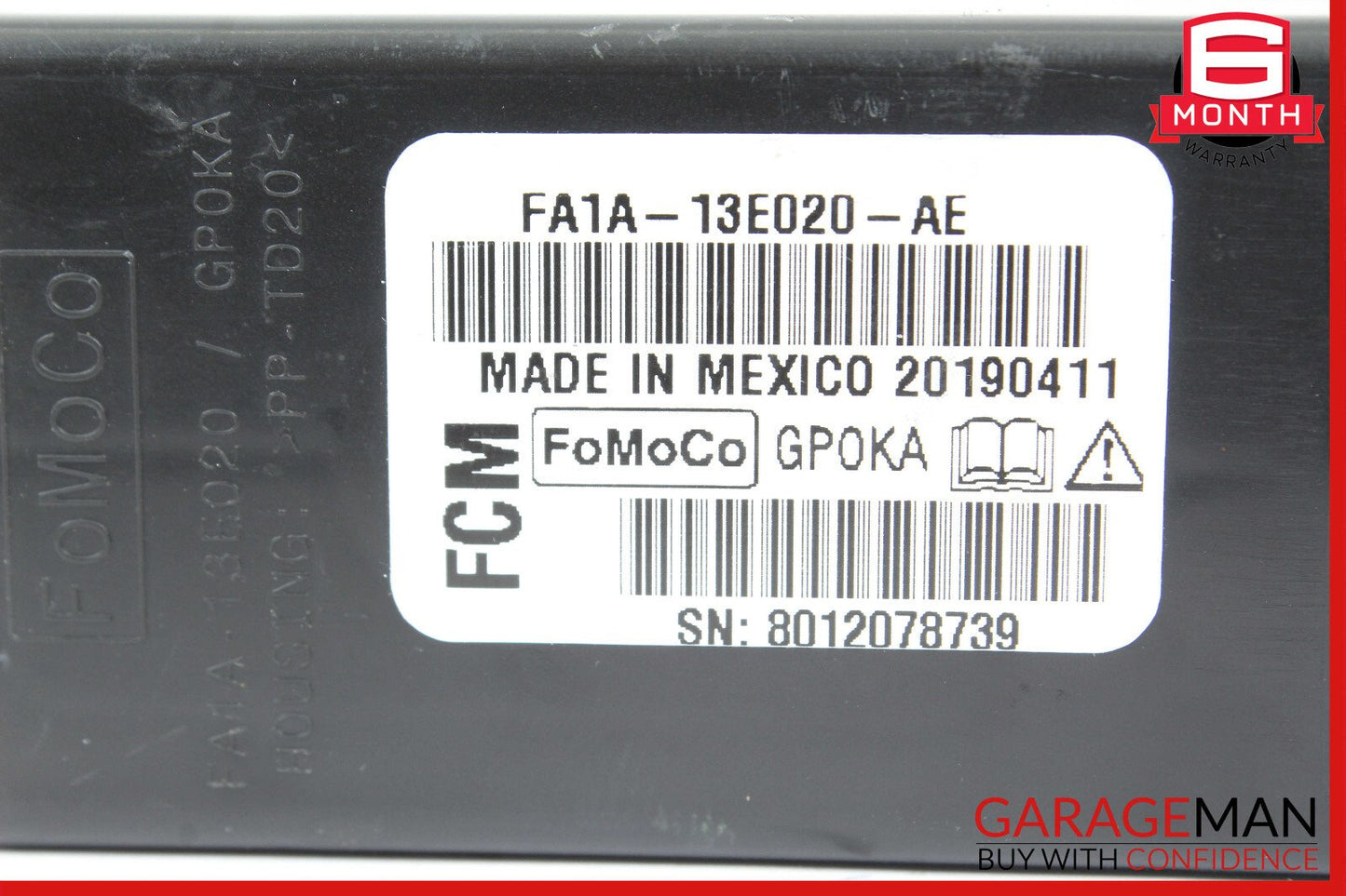 19-21 Lincoln Nautilus FCM Computer Control Module OEM