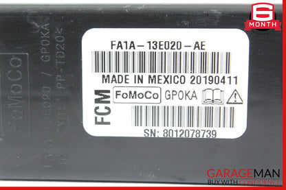 19-21 Lincoln Nautilus FCM Computer Control Module OEM
