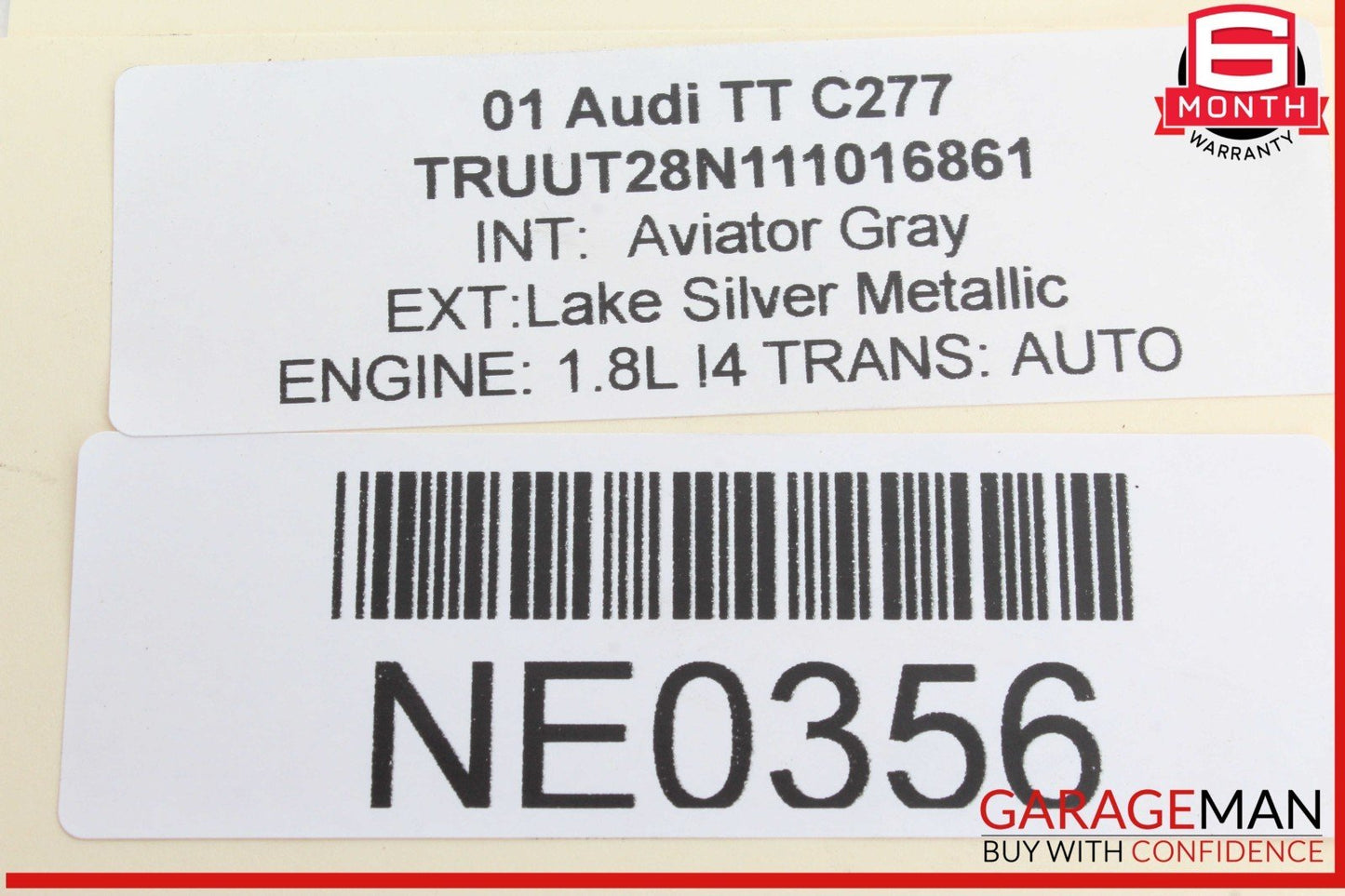 00-06 Audi TT Engine Coolant Reservoir Overflow Tank 1J0121403B OEM