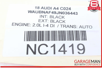 17-24 Audi A4 Power Brake Booster Master Cylinder 8W0612103B OEM