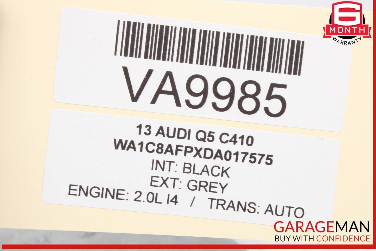 09-18 Audi Q5 Rear Left Driver Side Suspension Lower Control Arm 8R0505311F OEM