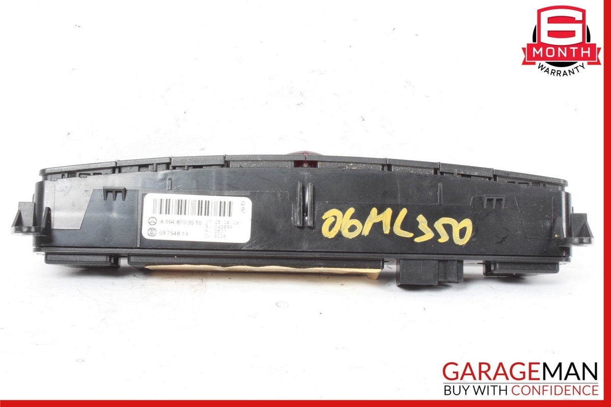 06-12 Mercedes W164 ML350 GL450 Dash Hazard Heated Seats ESP Control Panel OEM