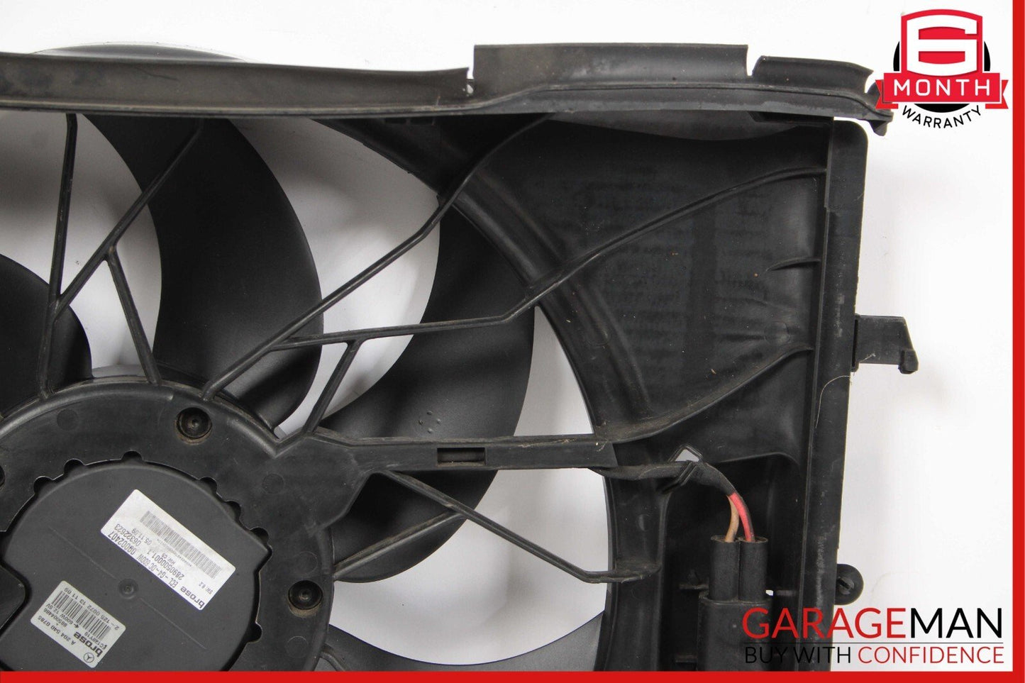 08-18 Mercedes E350 C250 E250 SLK350 Engine Radiator Cooling Fan Motor Assembly