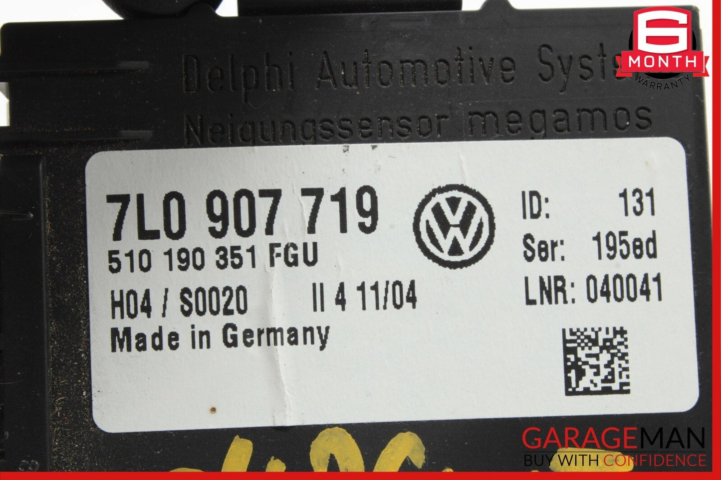 03-10 Porsche Cayenne S 955 Anti Theft Locking Immobilizer Control Module Unit