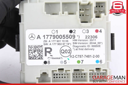 19-23 Mercedes W118 CLA250 Rear Left or Right Side Door Control Module Unit OEM