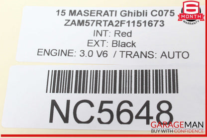 14-17 Maserati Ghibli M157 Rear Right or Left Side Control Arm 670007251 OEM