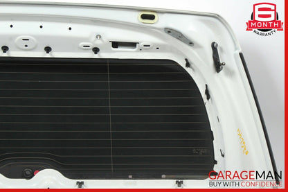 07-12 Mercedes X164 GL450 Rear Trunk Lid Tailgate Hatch Shell Glass Panel White
