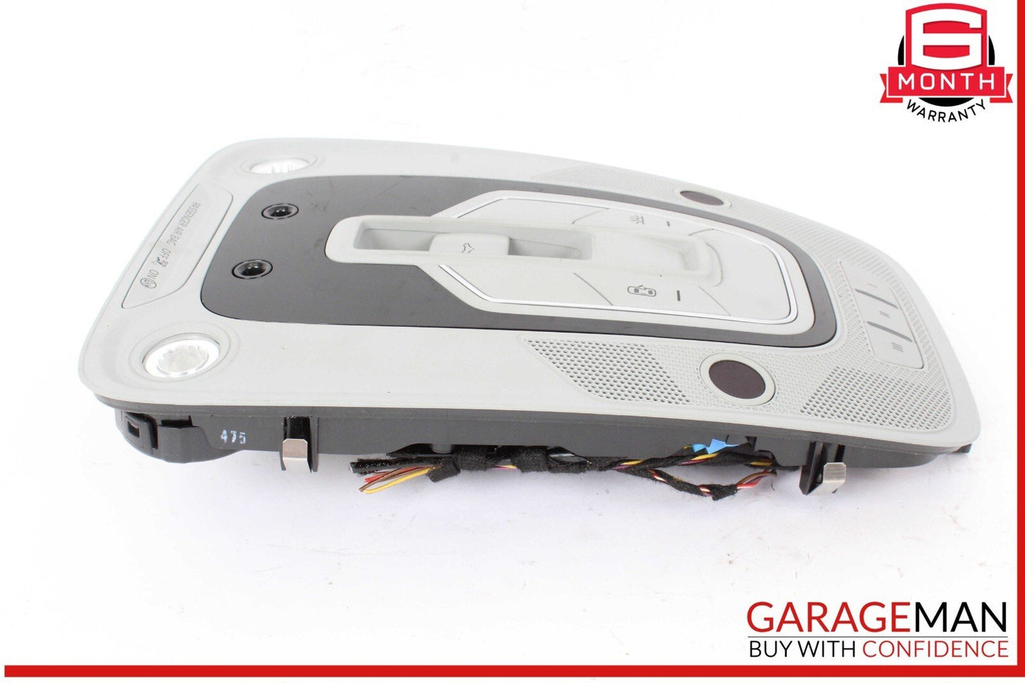 17-19 Audi A4 Quattro Front Console Overhead Dome Light Gray 8W0947135AK OEM