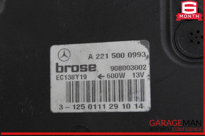 07-13 Mercedes W221 S550 Engine Cooling Fan Motor 2215000993 OEM