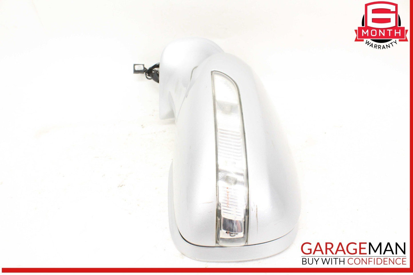07-09 Mercedes W211 E320 CDI Front Left Side Door Rear View Mirror Silver OEM