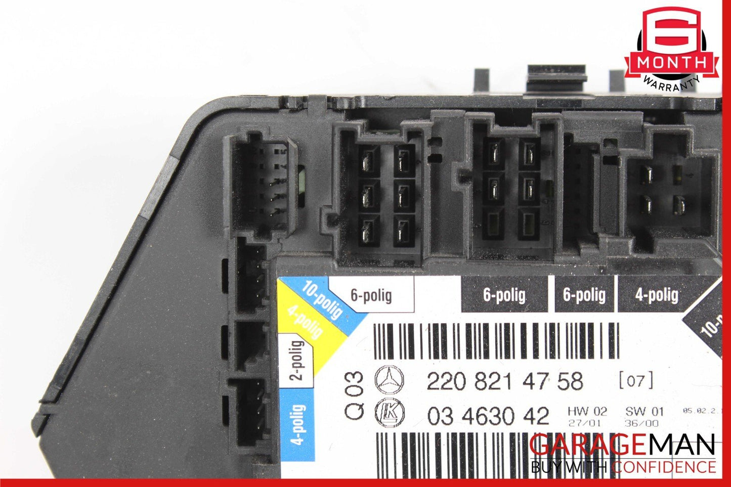 00-06 Mercedes W220 S430 S55 AMG Rear Left Driver Side Seat Control Switch OEM