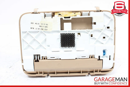 07-13 Mercedes W221 S550 S600 S450 Rear Upper Overhead Vanity Mirror Brown