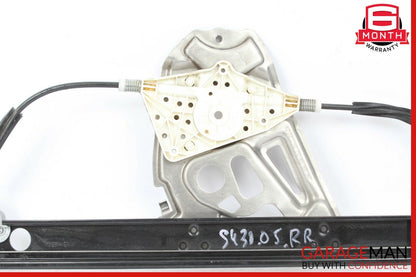 00-06 Mercedes W220 S600 S55 AMG Rear Right Door Window Regulator w/o Motor