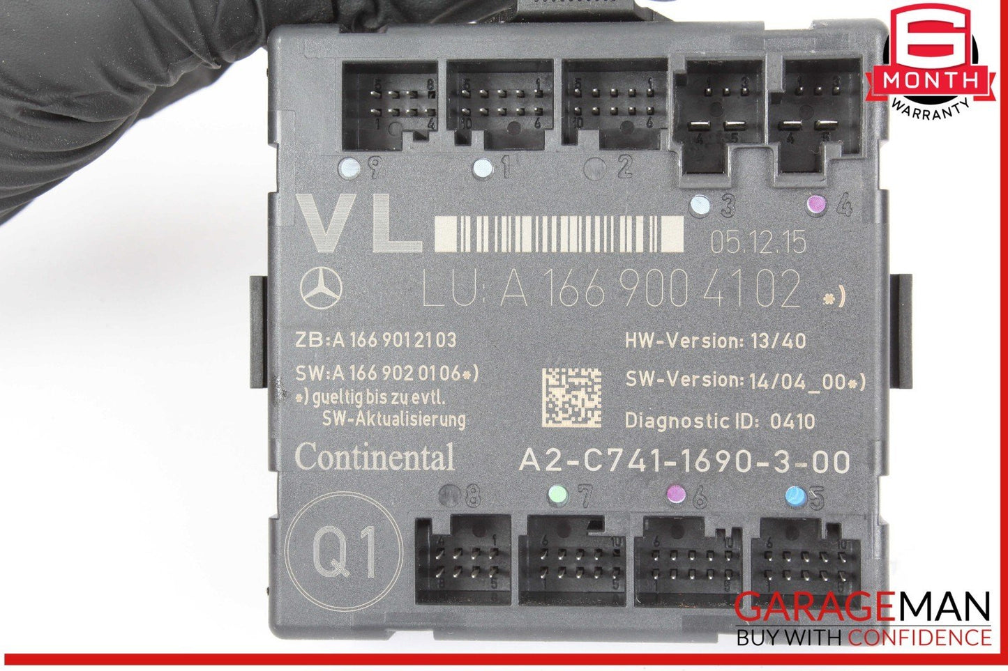 12-20 Mercedes W117 CLA250 Front Left Driver Side Door Control Module Unit OEM