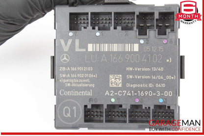 12-20 Mercedes W117 CLA250 Front Left Driver Side Door Control Module Unit OEM