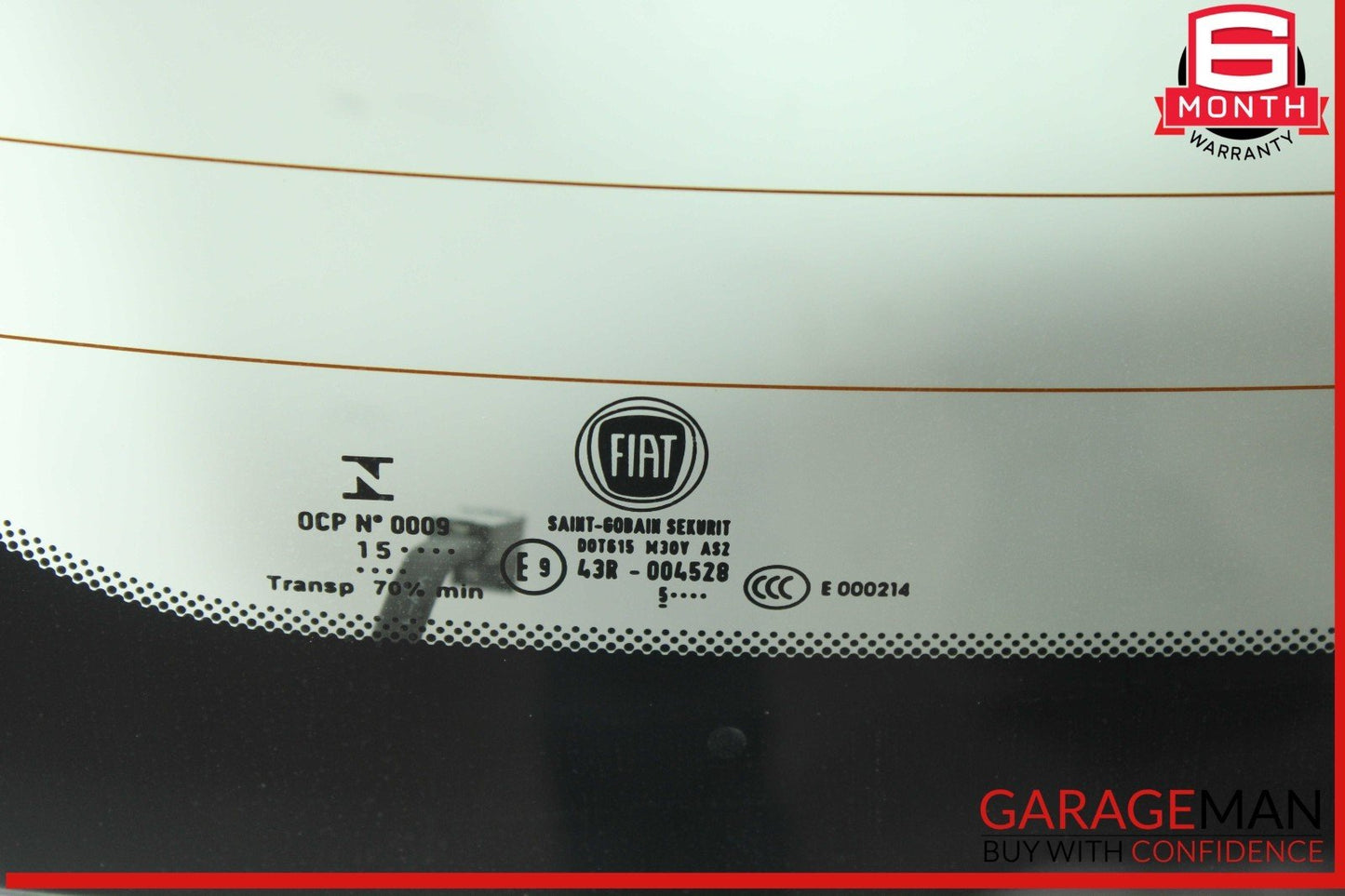 12-17 Fiat 500 Rear Trunk Lid Tailgate Liftgate Shell Gray OEM