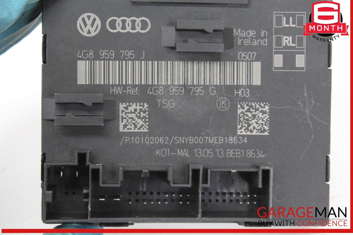 12-18 Audi A6 A7 Rear Left or Right Side Door Control Module Unit 4G8959795J OEM
