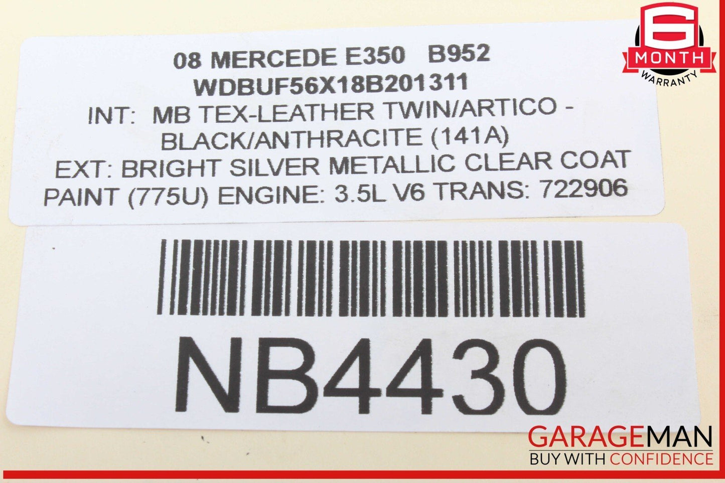 03-11 Mercedes W211 E350 SL500 Front Right Side Lower Wishbone Control Arm