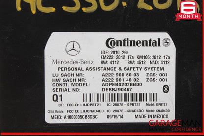 10-20 Mercedes W166 ML350 4MATIC SL400 Communication Control Module Unit OEM