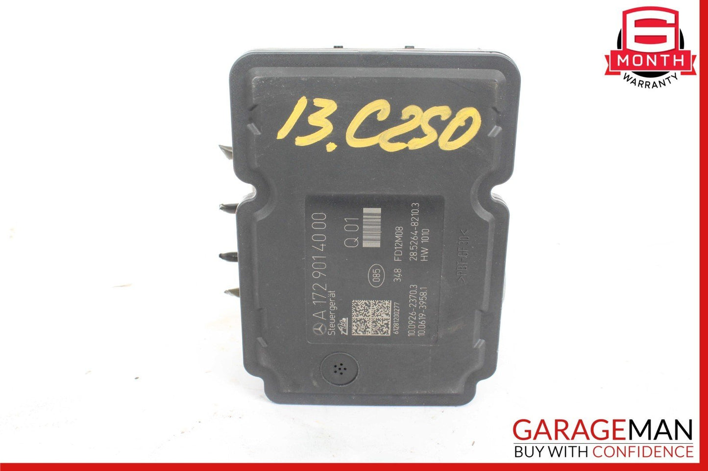 12-15 Mercedes W204 C250 ABS Anti Brake Pump Control Module Unit 1729014000 OEM