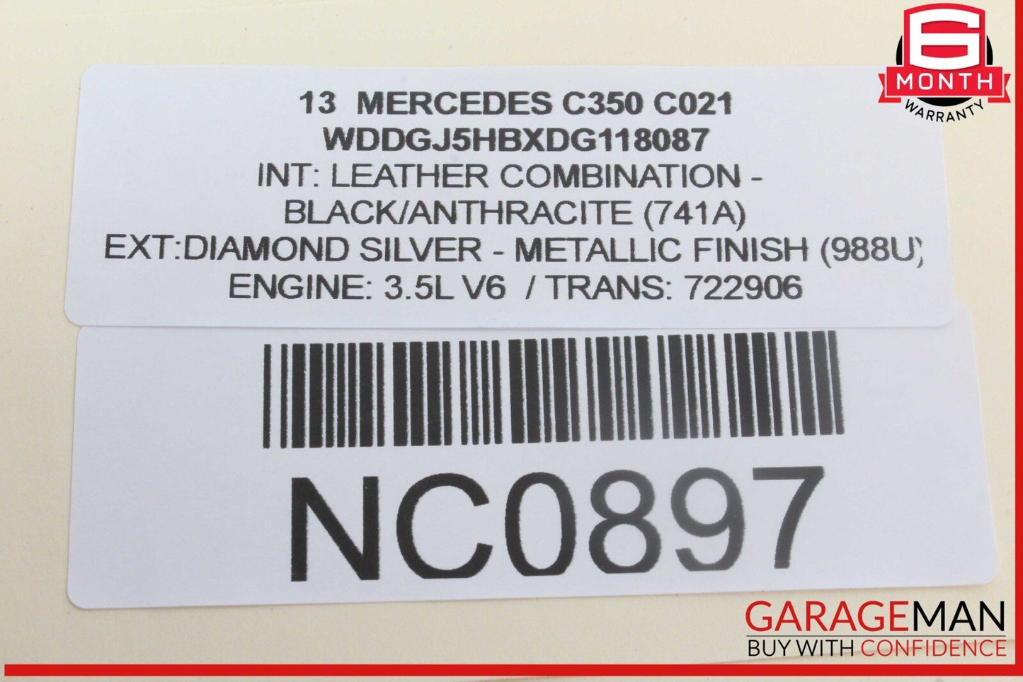 10-17 Mercedes W204 C350 E350 Panoramic Sunroof Sun Roof Motor 2079006600