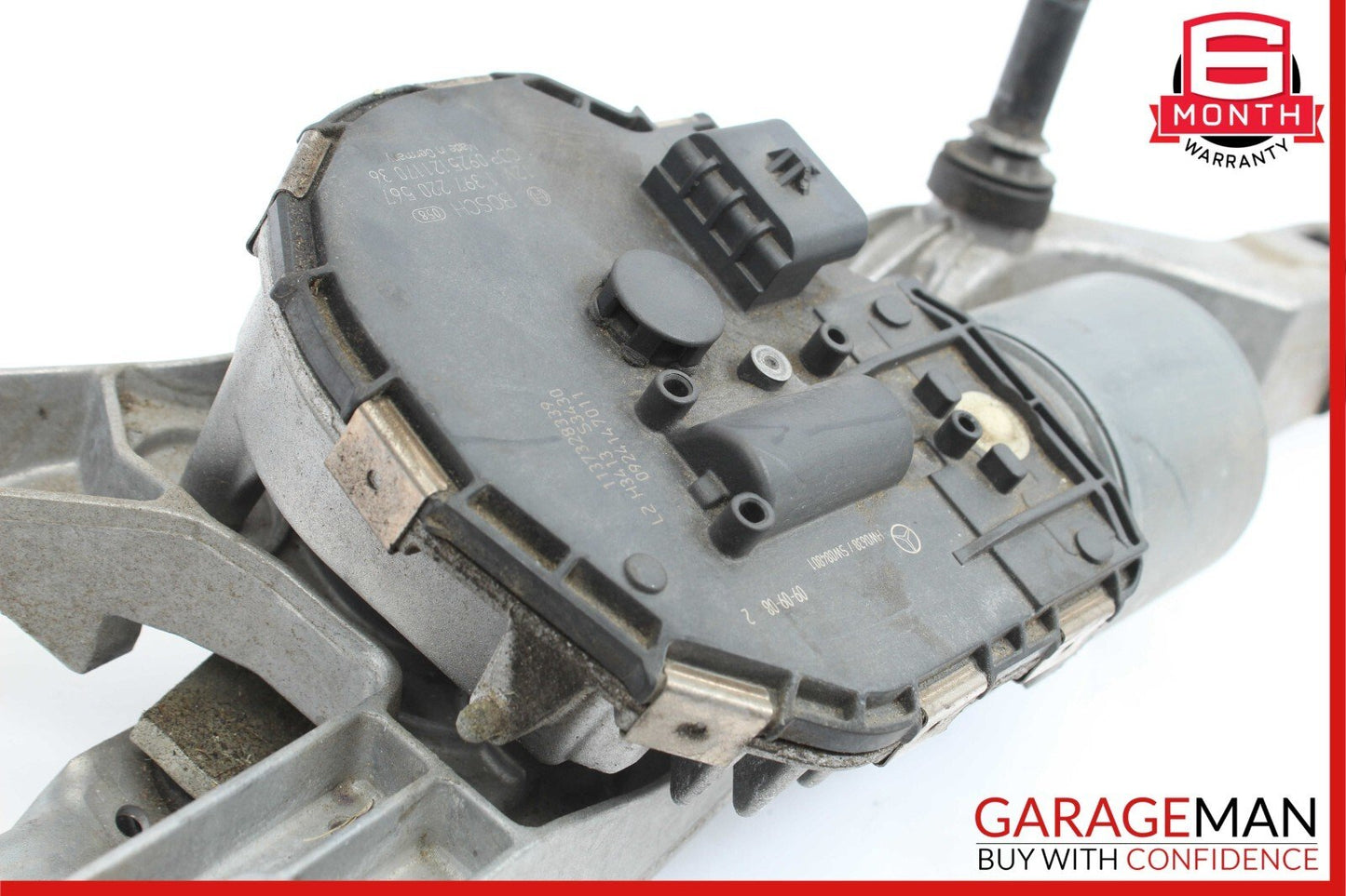 10-16 Mercedes W212 E350 Front Windshield Window Linkage Wiper Motor Assembly