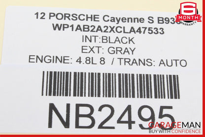 11-18 Porsche Cayenne S 958 Front Right Center Inner Dash Heat AC Vent Cover OEM