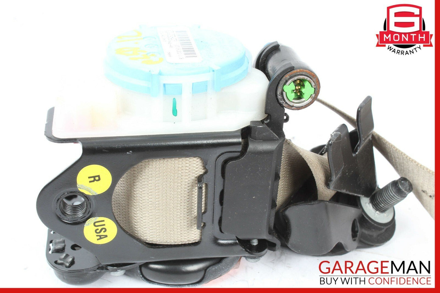 12-14 Mercedes W204 C350 Coupe Front Right Side Seat Belt Retractor Black