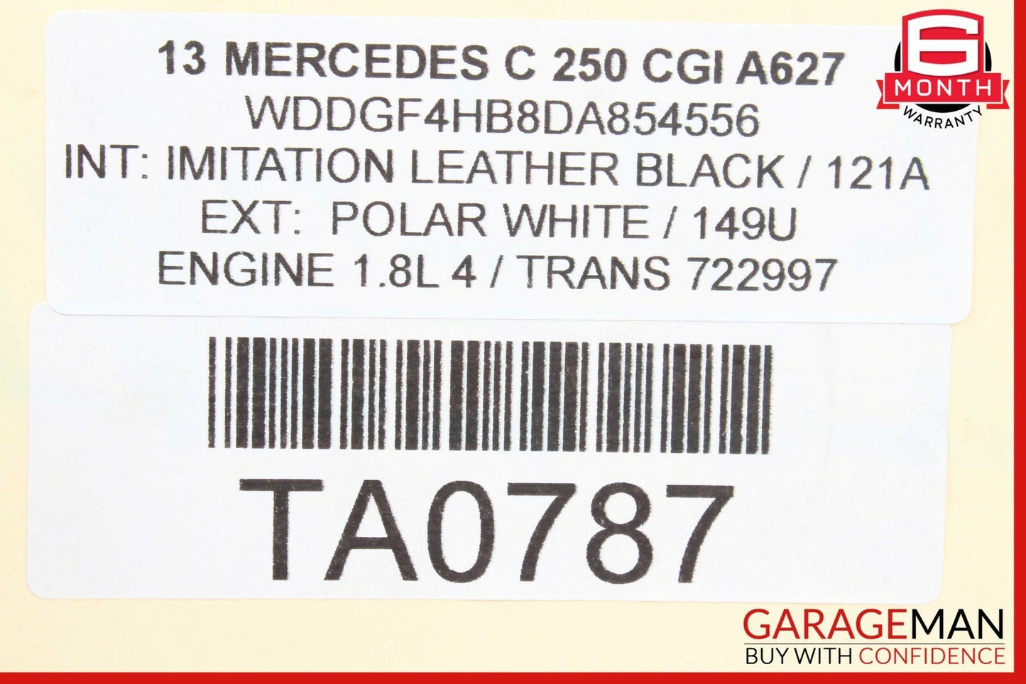 12-14 Mercedes W204 C250 1.8L Throttle Valve Body 2661410525 OEM
