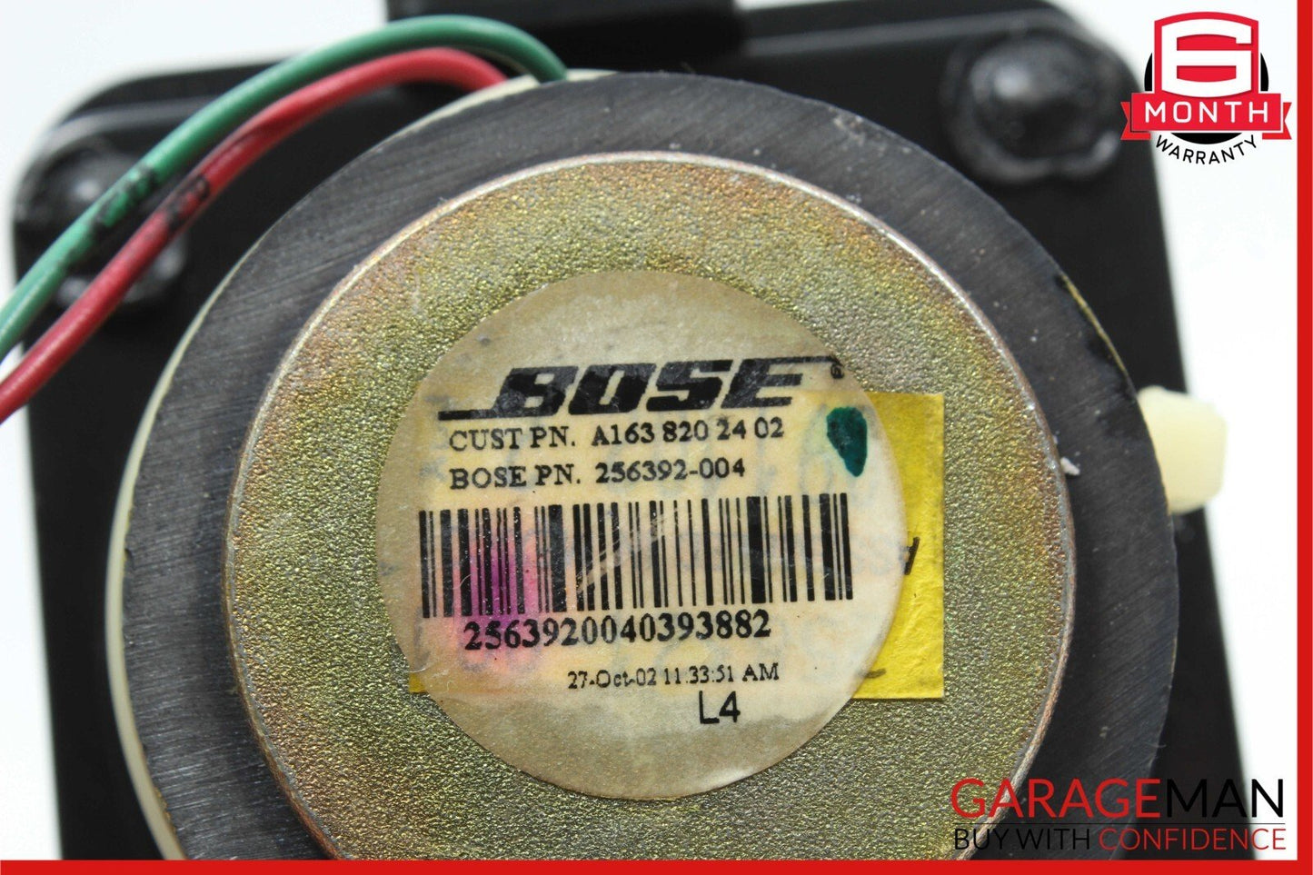 02-05 Mercedes W163 ML350 ML55 AMG D-Pillar Tweeter Speaker Rear Right Side OEM
