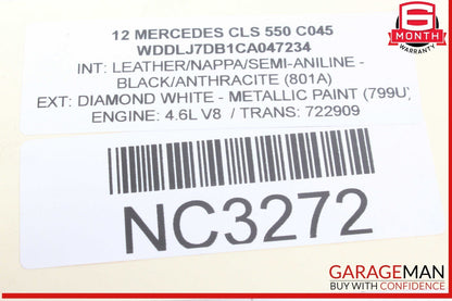 12-14 Mercedes W218 CLS550 E250 Power Brake Booster Master Cylinder Reservoir