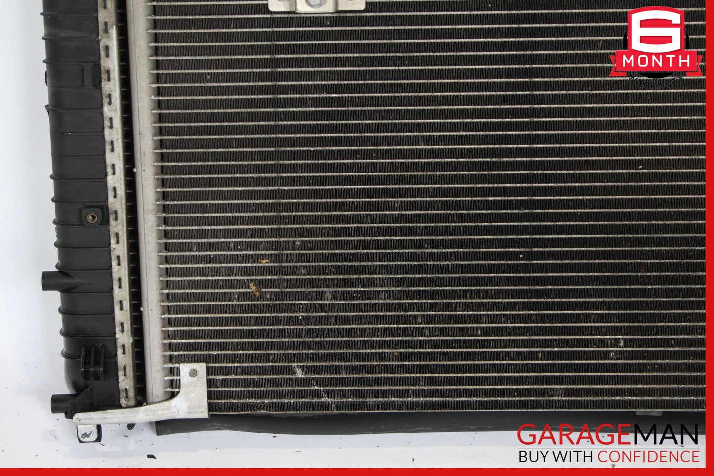 03-06 Mercedes R230 SL500 Cooling Radiator A/C Condensor Oil Cooler OEM
