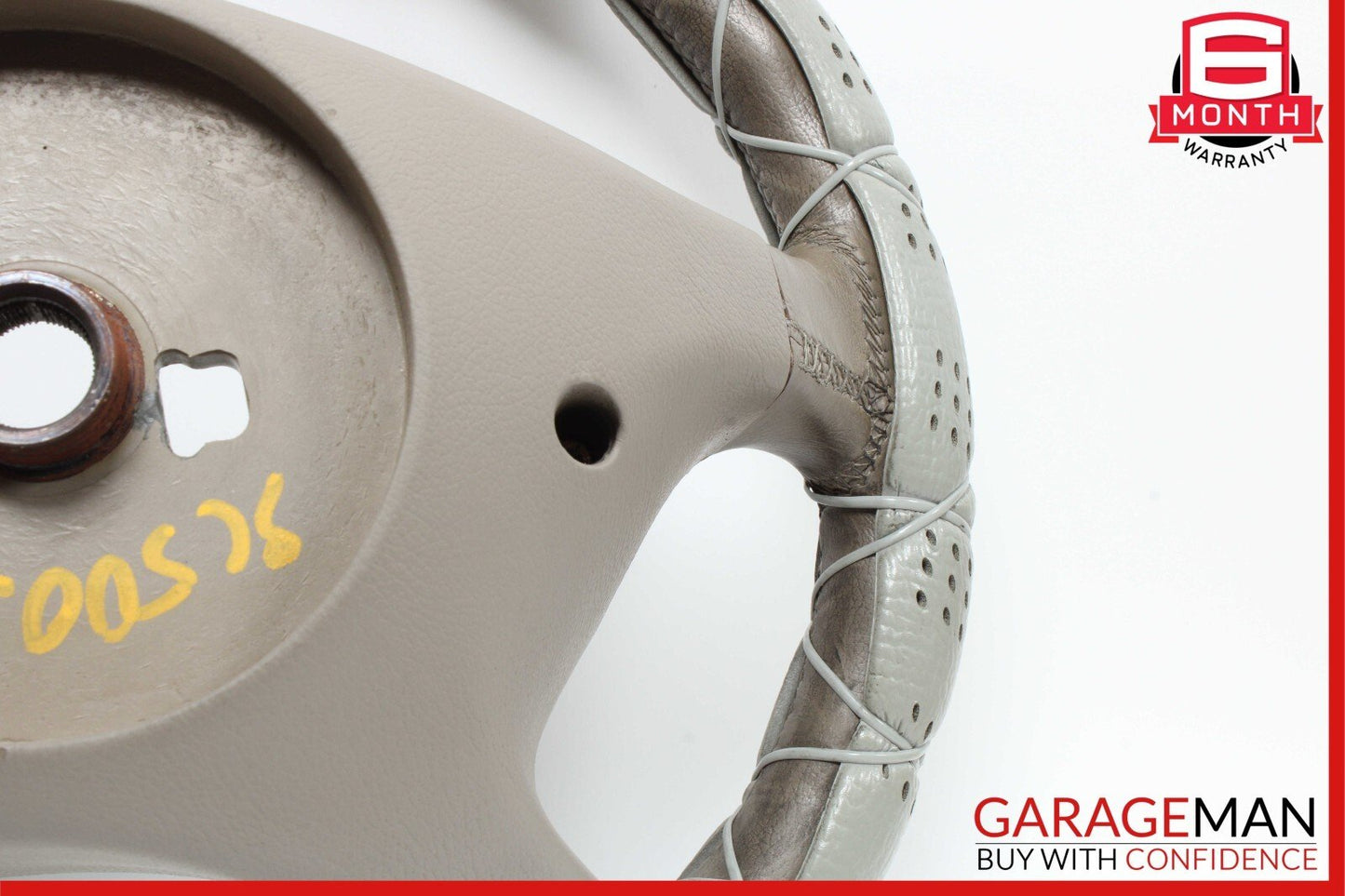 03-09 Mercedes R230 SL500 CLK350 CLK550 4 Spoke Steering Wheel Gray OEM
