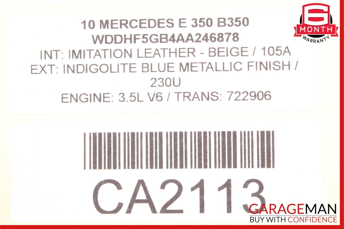 10-13 Mercedes W212 E350 E550 Front Left Side Seatbelt Seat Belt Retractor OEM