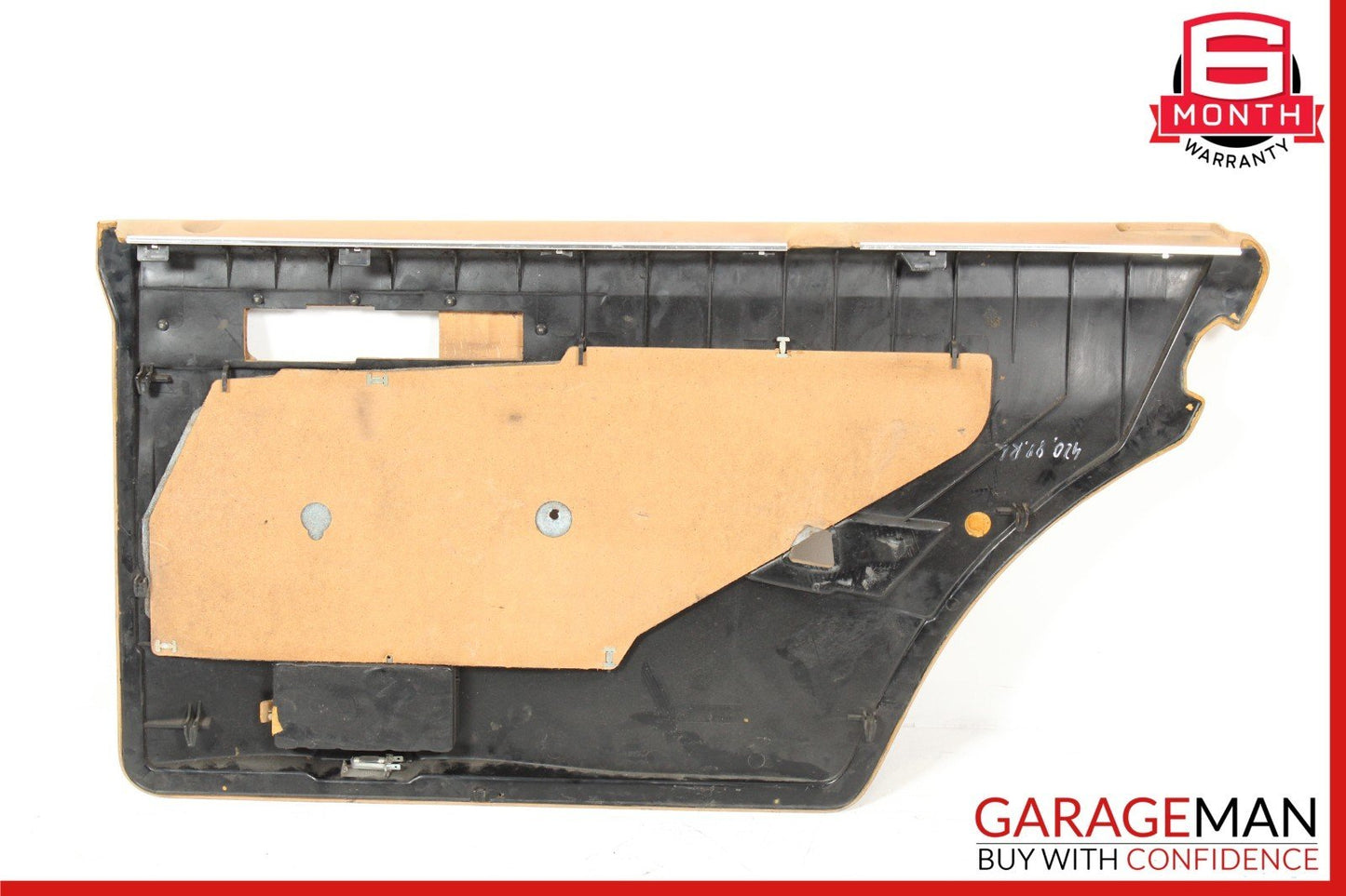 86-91 Mercedes W126 420SEL Rear Left Side Interior Door Trim Panel Cover OEM