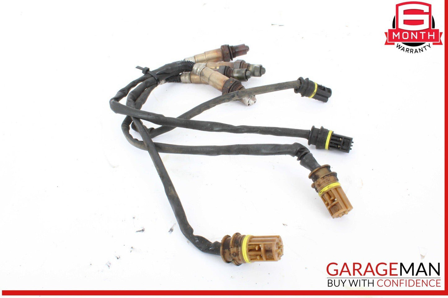 03-08 Mercedes R230 SL500 SL55 AMG Oxygen O2 Sensor Lambda Set of 4 OEM