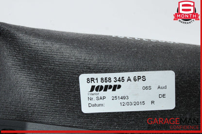 09-17 Audi Q5 SQ5 S4 S5 Steering Column Cover Trim Panel Black 8R1858345A OEM