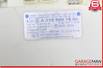 10-15 Mercedes W218 CLS550 C300 Keyless Go Entry Control Module 1729007900 OEM