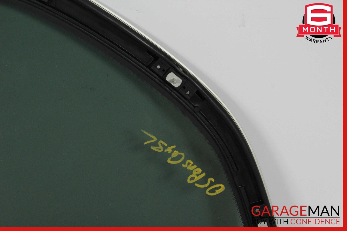 03-10 Porsche Cayenne 955 958 Rear Left Driver Door Quarter Window Glass Gray