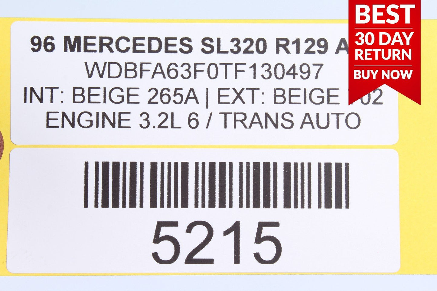 90-02 MERCEDES R129 SL320 CONVERTIBLE DRIVER SEAT MEMORY CONTROL MODULE OEM